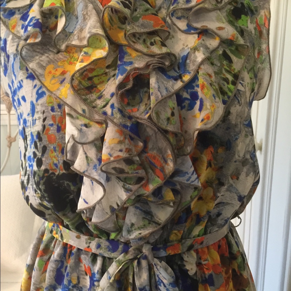 Emma & Michele Sheer Dress, Size 8